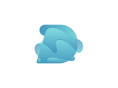 d letter logo brand identity branding colorful d letter logo illustration logo design modern modern logo overlapping trendy