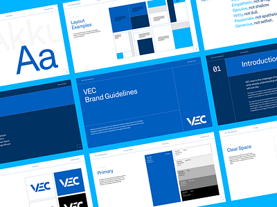 Brand Guidelines – VEC brand brand design brand guidelines branding color company construction construction company design idenity illustration logo visual design visual identity