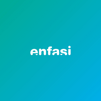 enfasi branding clean design flat graphic design logo minimal typography vector web