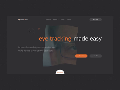 eyeware concept animation ui design animation ui graphic design animation ui ui website site