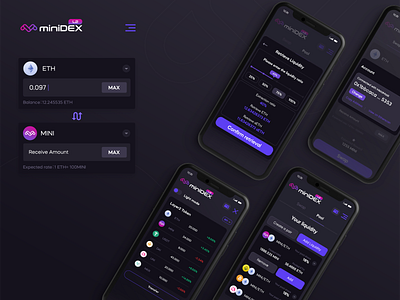 Minidex app app app design application logo ui ux