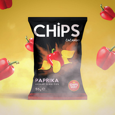 Chips design ai design logo logo design packaging design product design