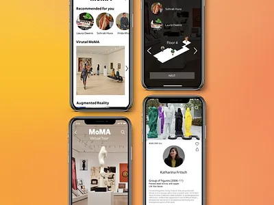 MoMA virtual museum experience app art design museum ui ux