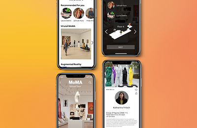 MoMA virtual museum experience app art design museum ui ux