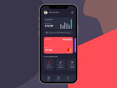 Mobile Banking App app banking banking app bankingapp creditcard finance finance app finances financial fintech fintech app ios mobile mobile app mobile bank mobile banking mobile banking app