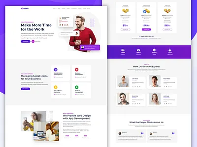 Landing Page Design app app landing app landing template black friday corporate agency corporate landing page digital agency landing page product landing redesign website design