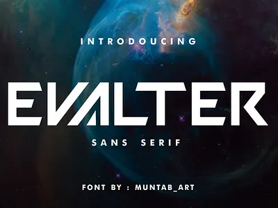 Evalter Sci-Fi Font branding design display font download font font font design fonts future futuristic font graphic design lettering logo font logo fonts modern font sans serif sans serif font sci fi typeface typefaces typography