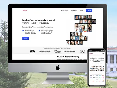 Florian Student Loans design loans student student loans ui ux web website