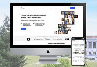 Florian Student Loans design loans student student loans ui ux web website