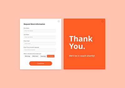 Request Info Form design minimal mobile design ui ux web