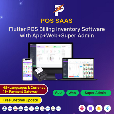 POS SAAS - Flutter POS Billing Inventory Software