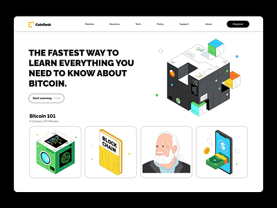 Illustration about Crypto data design illustration isometric landingpage vector