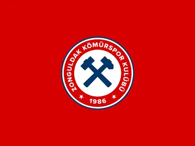 Zonguldak Kömürspor logo design brand design branding creative design flat geometric grapgic design logo logodesign logotype