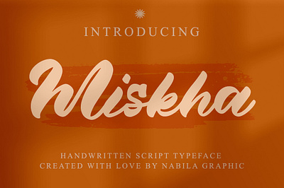 Miskha Handwriting Script branding film font script font wedding handwriting movie packaging product