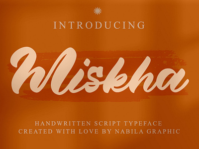 Miskha Handwriting Script branding film font script font wedding handwriting movie packaging product