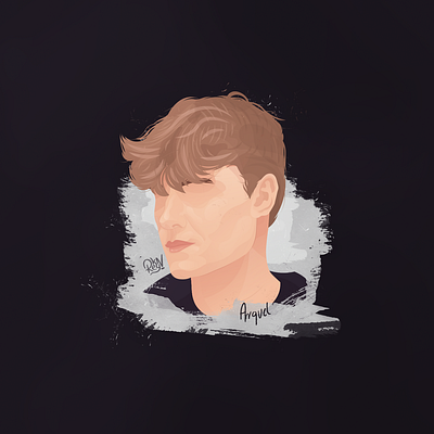 Arquel - Twitch streamer vector portrait arquel art brush illustrated illustrations portrait stream streamer twitch vectorart vectorillustration vexelportrait