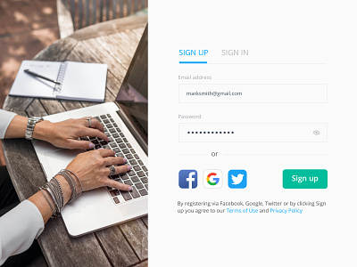 Registration form, sign up figma design figmadesign registration registration form registration page sign up signup ui ux uiux website registration