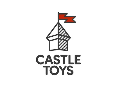 Toy Store Logo castle dailylogo dailylogochallenge day 49 logo toys vector