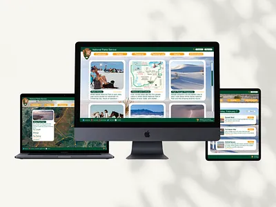 White Sands National Park Website app camping design illustration national park national parks nature ui ux vacation web webdesign