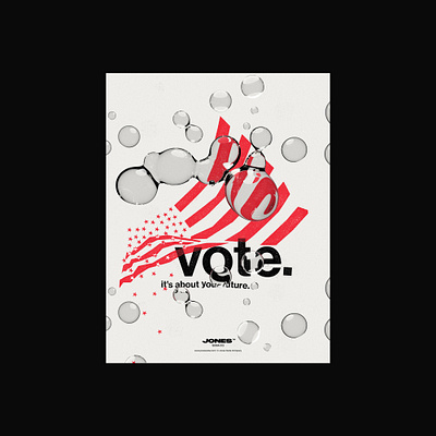 Jones Soda Co.®️ 2020 Vote Campaign bottle design bottle label branding campaign design design mockup packagedesign print typogaphy