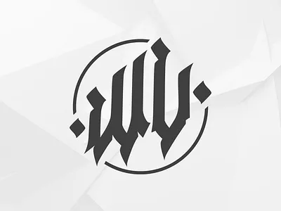 wl Tattoos logotype fraktur handstyle iamrushdog ink logo tattoo tattooer logotype withlove wltattoo