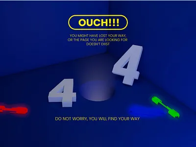 404 3d 3d art 404 404 error page 404 page c4d cinema4d design dribbble error 404 illustrate illustration typography