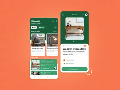 Trash Nothing - Free Cycle App Redesign cycle design figma free henderson hokh kurt nothing trash ui ux
