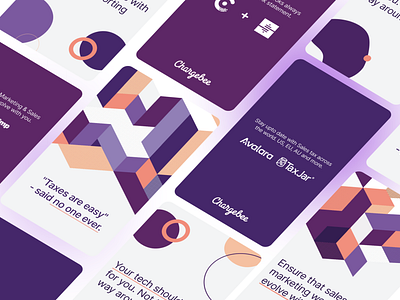 Compass - SaaS sales enablement cards chargebee fintech graphic design ill illustration saas salesenablement