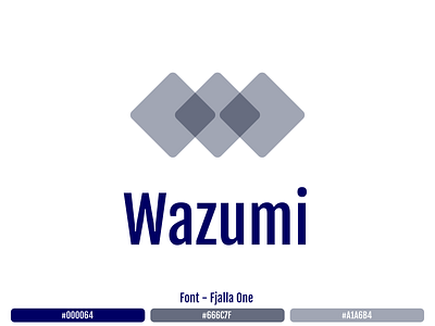 Wazumi - Branding branding logo minimal vector