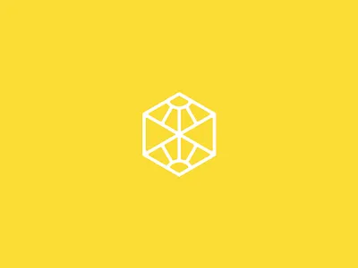 absorbD3 abstract branding carbon carbon ring design geometric icon illustration logo logo design octagon rays sun vector