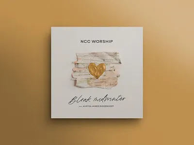 Bleak Midwinter album art album album artwork bleak midwinter gold heart washington dc winter