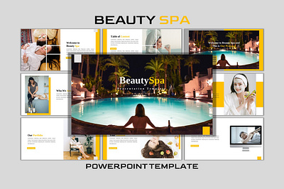 BeautySPA - Creative Business Powerpoint Template advertisement advertisements business corporate design ecommerce enterpreneur powerpoint presentation powerpoint template presentation salon spa