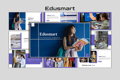 EduSmart - Creative Business Powerpoint Template advertisement advertisements corporate ecommerce education elegant enterpreneur enterprise learning marketing powerpoint presentation powerpoint template presentation