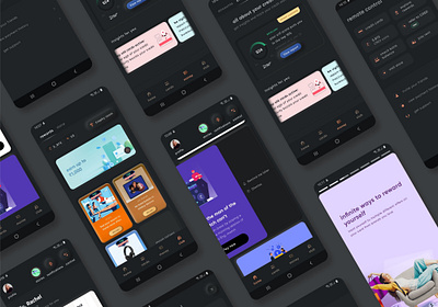 Why CRED has an In-cred-ible design app branding clean design icon minimal mobile ui ux vector