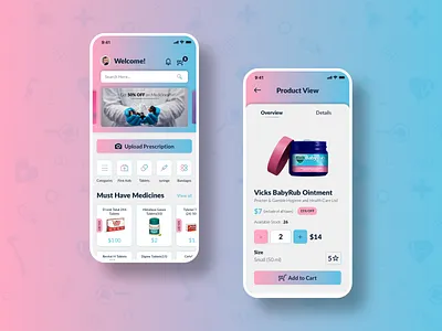 Pharmacy Delivery App app app ui delivery app pharmacy pharmacy delivery pharmacy delivery app