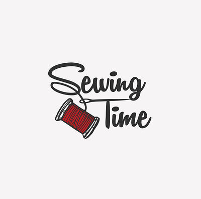 Sewing Time | Rebrand (Part 1) branding firstjob freelance logo rebrand serif typography