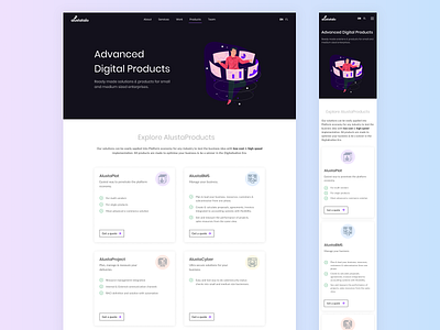 Product page design 2021 gradient interface minimal product page uidesign website website design