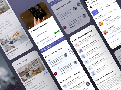 Scheduled Bookings automatic design product design scheduler subscription ui user interface ux