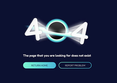 404 Page design web