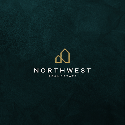 Northwest Real Estate abstract branding building design icon investment letter lettering lettermark logo minimalist monogram realestate symbol vector