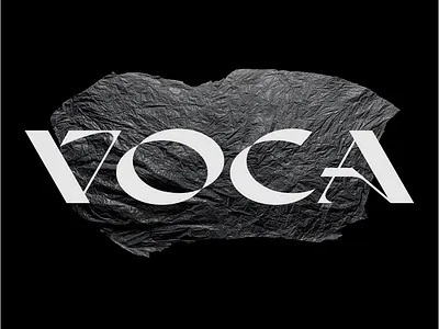 VOCA - Multi Purpose Display Font branding design display font font lettering logo logo designs minimalist serif type typeface