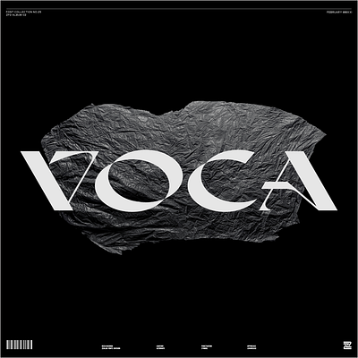 VOCA - Multi Purpose Display Font branding design display font font lettering logo logo designs minimalist serif type typeface
