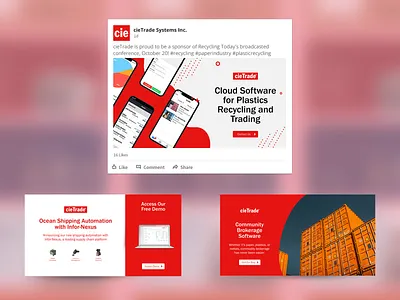 Social Media Post Templates - cieTrade branding composition design digital digital marketing facebook graphic design grid design indesign instagram layout linkedin logo photoshop social social media social media design twitter