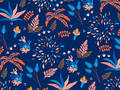 Pattern 2d art design illustration painting pattern vector