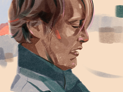 Another Round / Druk (original title), movie/2020 actor editorial illustration illustration mads mikkelsen movie portrait portrait illustration