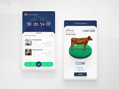 Qurbani App UI Concept (Part 1) charity donation eid al adha idul adha islamic app islamic sacrifice islamic slaughter qurban qurbani raya kurban sacrifice slaughter udhiya ui design uiux design