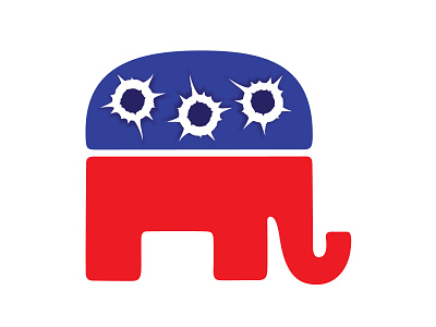 The party of 'freedom' america elephant gop logo mascot republican party republicans usa