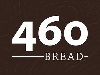 460 Bread Logo Concept logo minimal typography