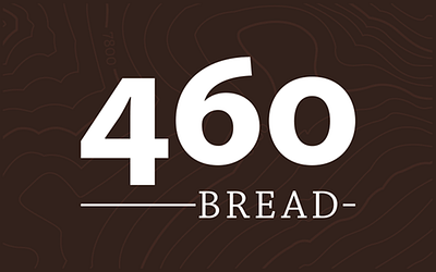 460 Bread Logo Concept logo minimal typography