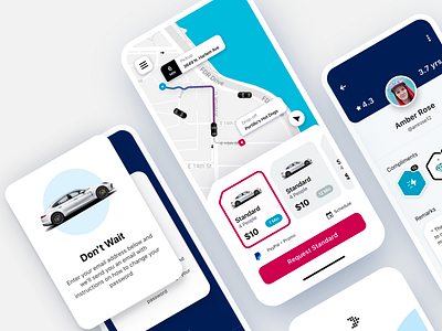 Rideshare App calibrate software mobile app design rideshare travel app user experience design user interface design